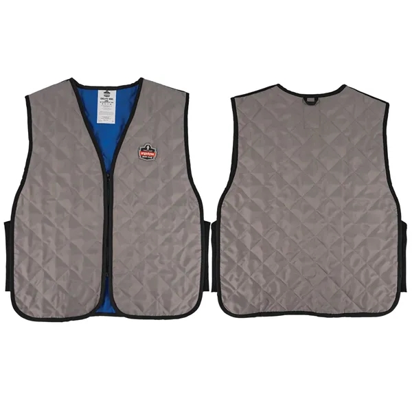 Lightweight cooling vest with embedded polymers, zipper closure, and custom imprint... from ASI 72657 Active Life Promo / Active Life