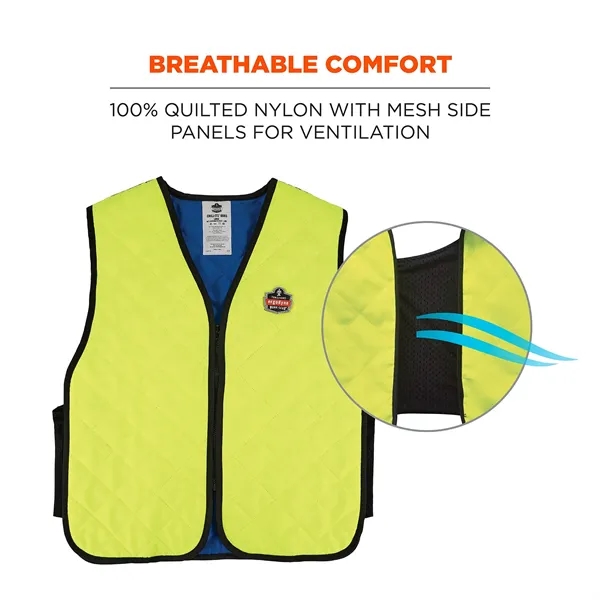 Lightweight cooling vest with embedded polymers, zipper closure, and custom imprint... from ASI 72657 Active Life Promo / Active Life