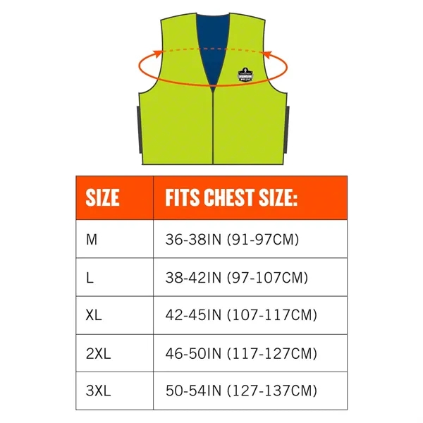 Lightweight cooling vest with embedded polymers, zipper closure, and custom imprint... from ASI 72657 Active Life Promo / Active Life