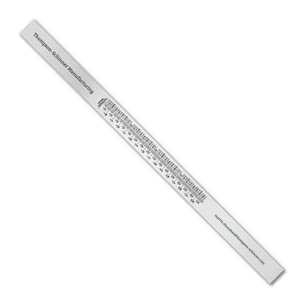 18 inch .020 stainless steel ruler with general scales. Etch &... from ASI 53430 Executive Line / Executive Line®