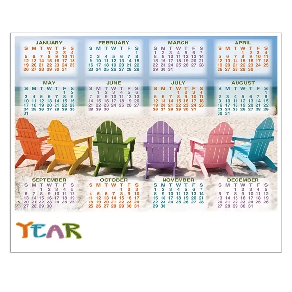 8.5" x 10.5" magnetic calendar with 20 Mil thickness and square... from ASI 54040 Fey Promo / Magna-Tel by Fey