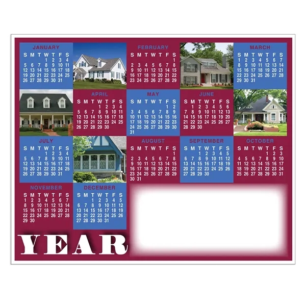 8.5" x 10.5" magnetic calendar with 20 Mil thickness and square... from ASI 54040 Fey Promo / Magna-Tel by Fey