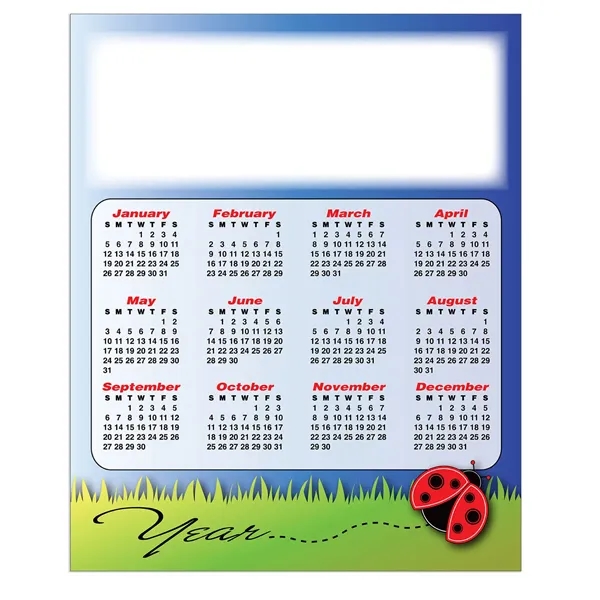 8.5" x 10.5" magnetic calendar with 20 Mil thickness and square... from ASI 54040 Fey Promo / Magna-Tel by Fey