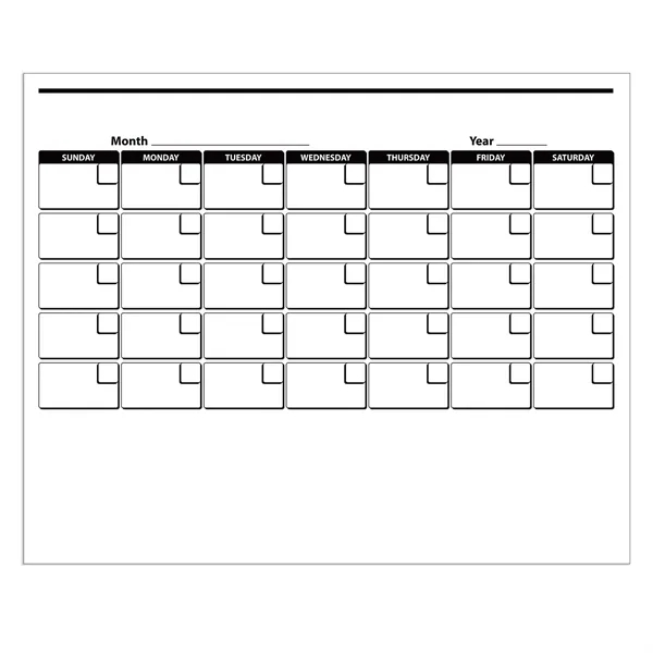 8.5" x 10.5" magnetic calendar with 20 Mil thickness and square... from ASI 54040 Fey Promo / Magna-Tel by Fey