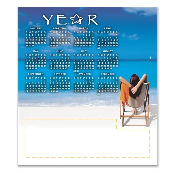 Flexible non-toxic 30 mil calendar magnet with 3.5"H x 4"W measurements... from ASI 54040 Fey Promo / Magna-Tel by Fey