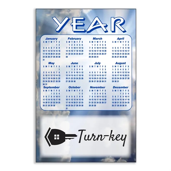 Customizable XL flexible magnet with calendar and square corners.... from ASI 54040 Fey Promo / Magna-Tel by Fey
