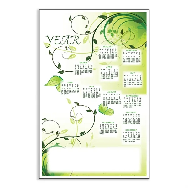 Customizable XL flexible magnet with calendar and square corners.... from ASI 54040 Fey Promo / Magna-Tel by Fey