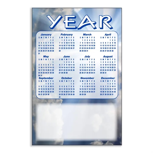 Customizable XL flexible magnet with calendar and square corners.... from ASI 54040 Fey Promo / Magna-Tel by Fey
