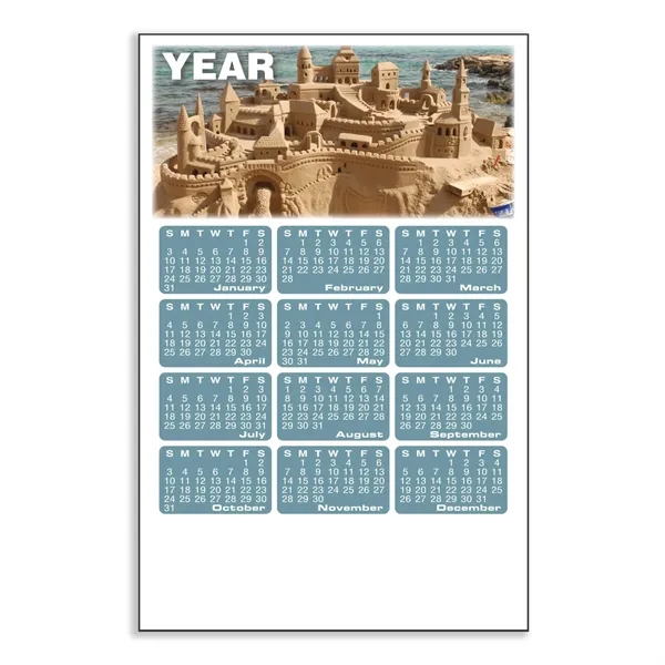 Customizable XL flexible magnet with calendar and square corners.... from ASI 54040 Fey Promo / Magna-Tel by Fey