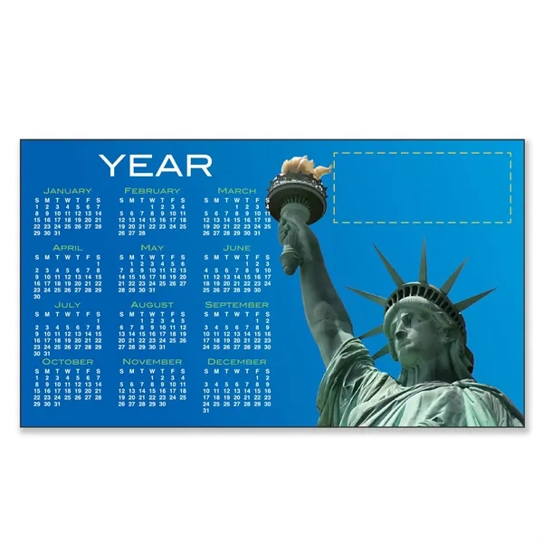 Large, flexible, non-toxic, magnetic, calendar measuring 7"H x 4"W with 20... from ASI 54040 Fey Promo / Magna-Tel by Fey