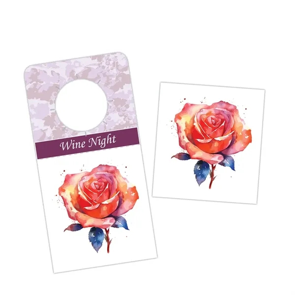 Hang Tag Temporary Tattoo with space on the back for a... from ASI 43530 California Tattoos