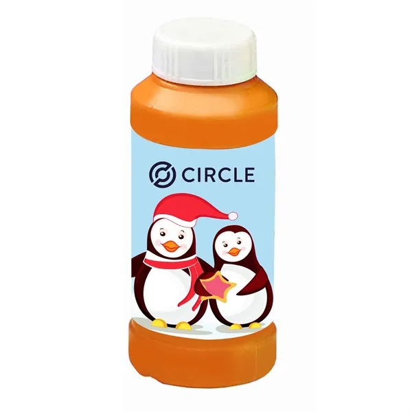 Four ounce bottle of bubbles with winter/holiday themed label.... from ASI 63549 Jornik Manufacturing Corp / Jornik