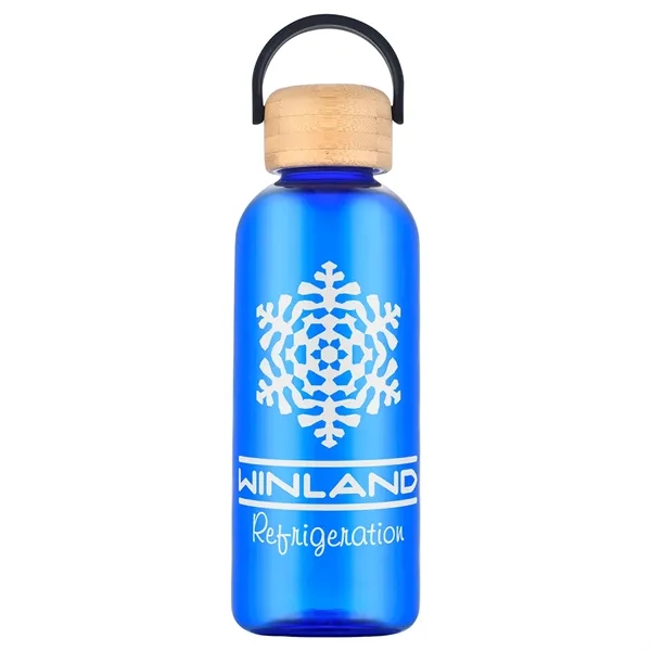 21 oz RPET Bottle with Bamboo Lid... from ASI 36730 Ariel Premium Supply Inc