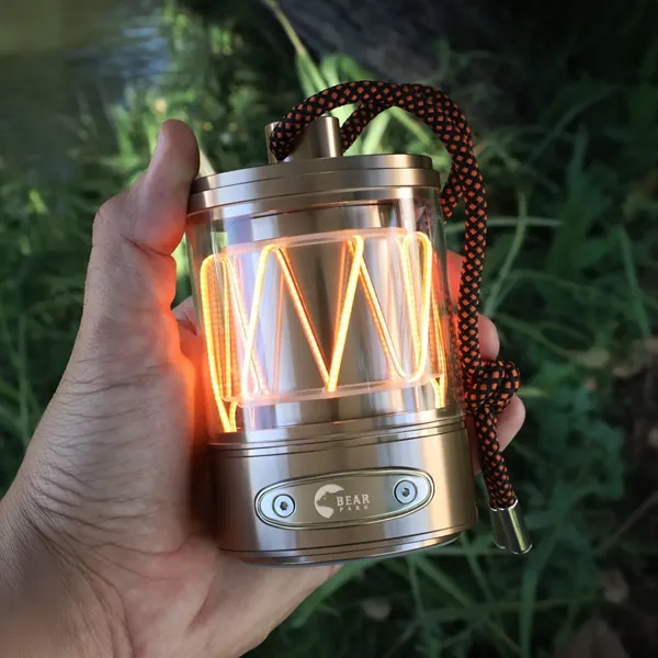 Retro-styled lantern combines atmospheric lighting with premium sound-perfect ambiance for camping,... from ASI 61966 HPG / OrigAudio