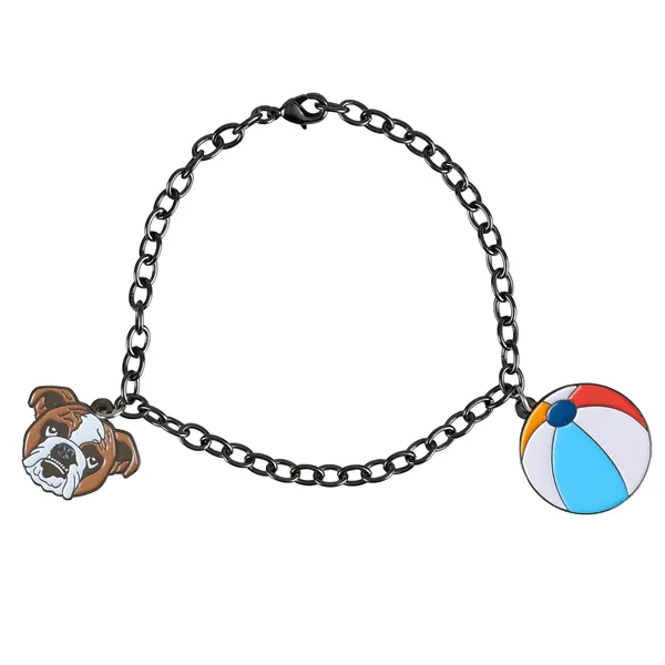 Custom Diestruck 2 Charm Bracelet on a 9" chain. Up to... from ASI 61966 HPG / BCG Creations HPG Gold