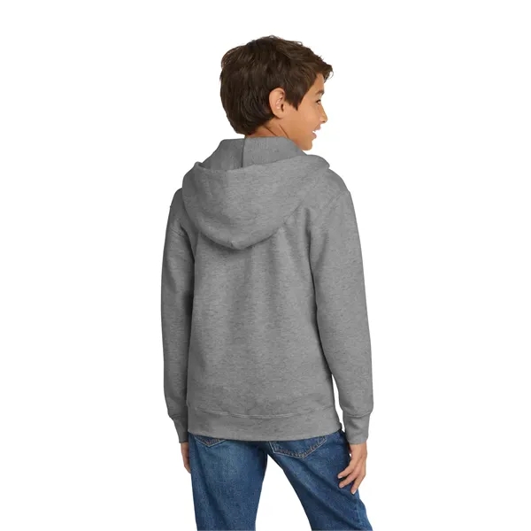 Port & Company - Youth Core Fleece Full-Zip Hooded Sweats...... from ASI 84863 SanMar