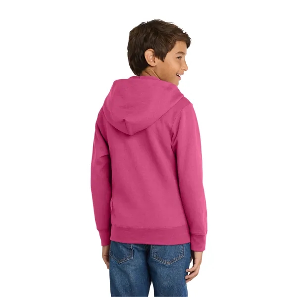 Port & Company - Youth Core Fleece Full-Zip Hooded Sweats...... from ASI 84863 SanMar