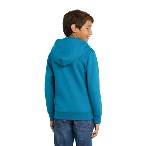 Port & Company - Youth Core Fleece Full-Zip Hooded Sweats...... from ASI 84863 SanMar