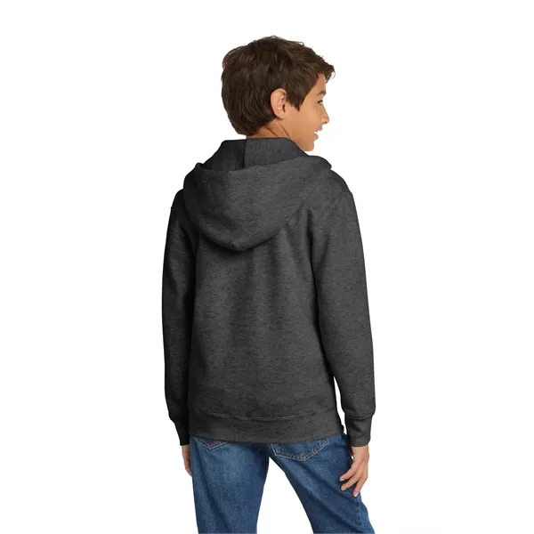 Port & Company - Youth Core Fleece Full-Zip Hooded Sweats...... from ASI 84863 SanMar