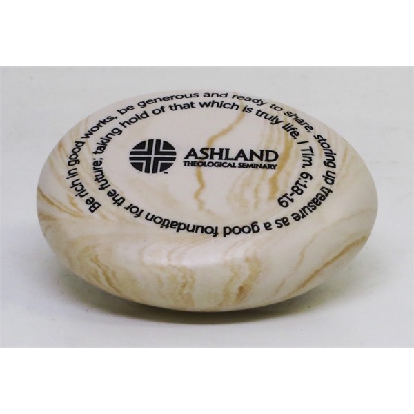 3.5" x 2.75" x 1" garden stone, made in the USA.... from ASI 89860 StoneyCreek / StoneyCreek®