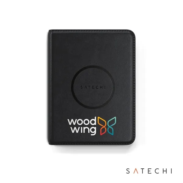 Satechi® Vegan-leather passport cover with Find My, RFID protection, wireless charging,... from ASI 84592 St Regis Group