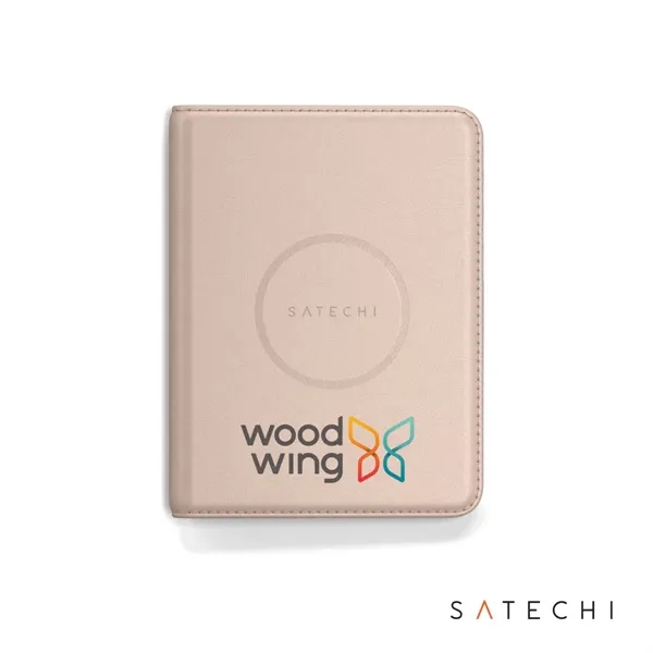 Satechi® Vegan-leather passport cover with Find My, RFID protection, wireless charging,... from ASI 84592 St Regis Group