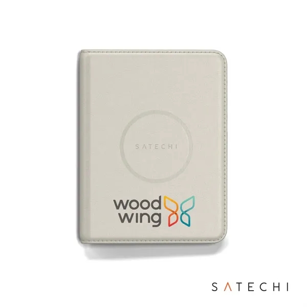 Satechi® Vegan-leather passport cover with Find My, RFID protection, wireless charging,... from ASI 84592 St Regis Group