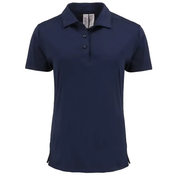 Women's polo with short sleeves, three-button placket, self-fabric neck trim, and... from ASI 47965 Cutter & Buck