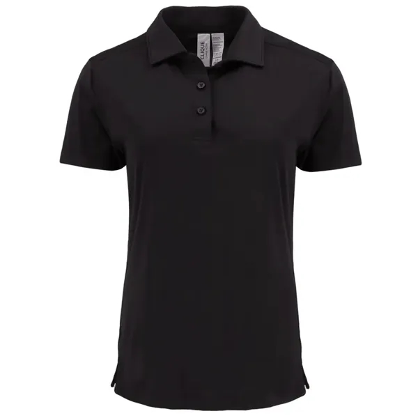 Women's polo with short sleeves, three-button placket, self-fabric neck trim, and... from ASI 47965 Cutter & Buck