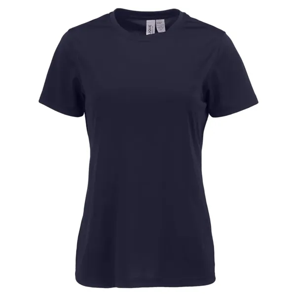 Women's t-shirt with short sleeves and self-fabric neck trim.... from ASI 47965 Cutter & Buck