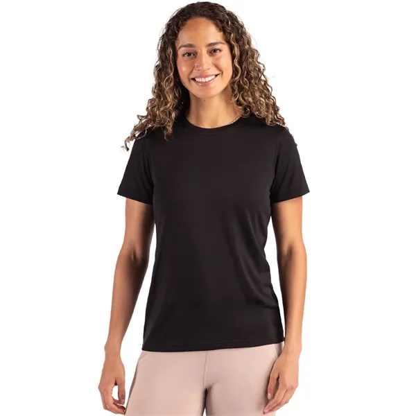 Women's t-shirt with short sleeves and self-fabric neck trim.... from ASI 47965 Cutter & Buck