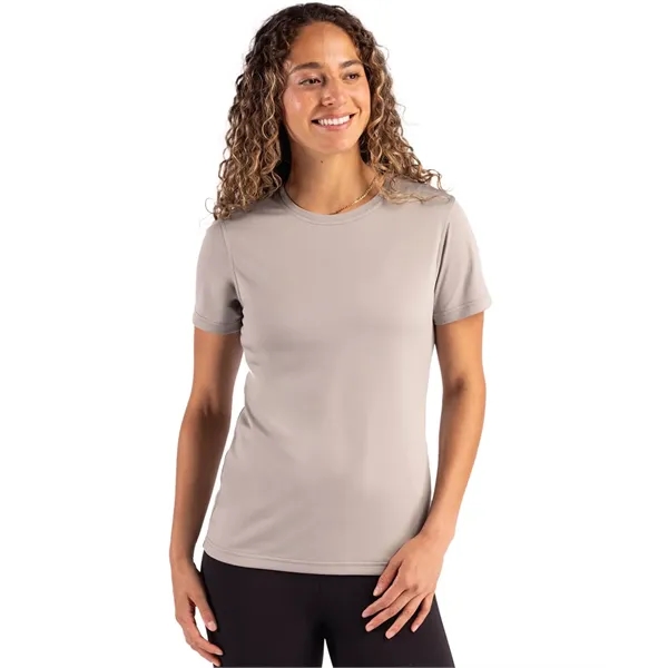 Women's t-shirt with short sleeves and self-fabric neck trim.... from ASI 47965 Cutter & Buck