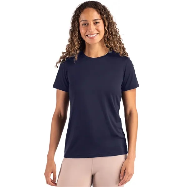 Women's t-shirt with short sleeves and self-fabric neck trim.... from ASI 47965 Cutter & Buck