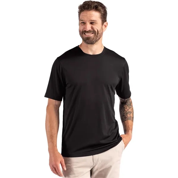 Men's t-shirt with short sleeves and self-fabric neck trim.... from ASI 47965 Cutter & Buck