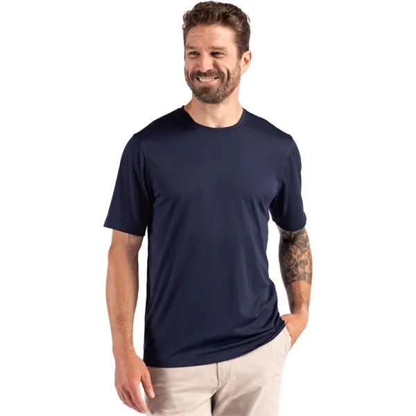 Men's t-shirt with short sleeves and self-fabric neck trim.... from ASI 47965 Cutter & Buck