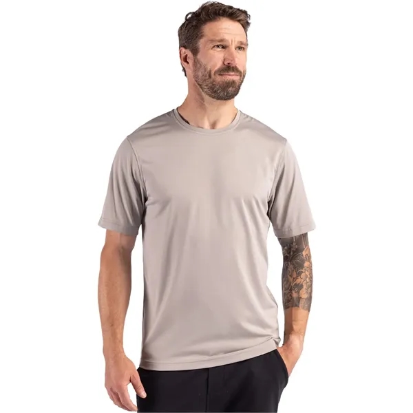 Men's t-shirt with short sleeves and self-fabric neck trim.... from ASI 47965 Cutter & Buck