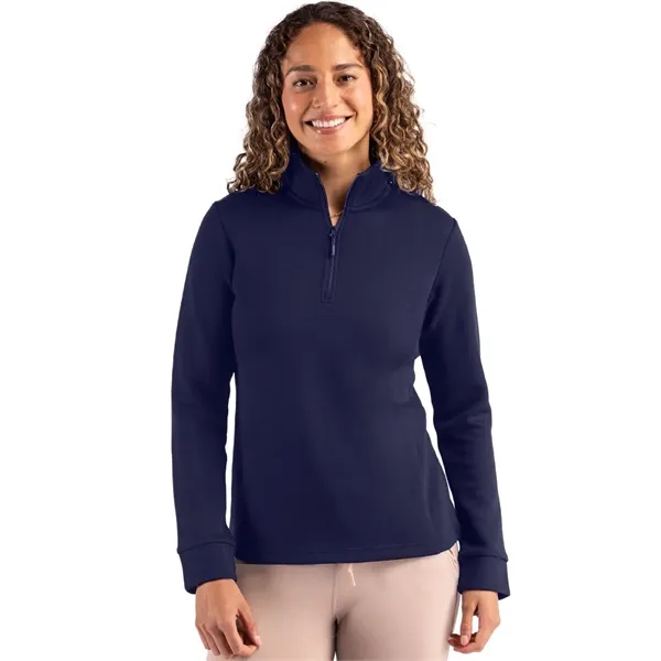 Clique Haven Recycled Womens Quarter Zip Pullover... from ASI 47965 Cutter & Buck