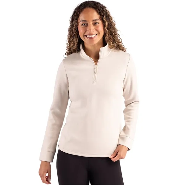 Clique Haven Recycled Womens Quarter Zip Pullover... from ASI 47965 Cutter & Buck
