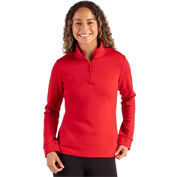 Clique Haven Recycled Womens Quarter Zip Pullover... from ASI 47965 Cutter & Buck