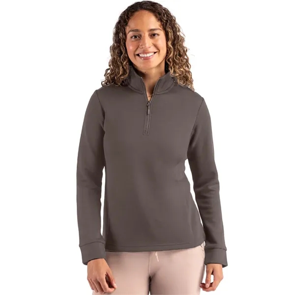 Clique Haven Recycled Womens Quarter Zip Pullover... from ASI 47965 Cutter & Buck