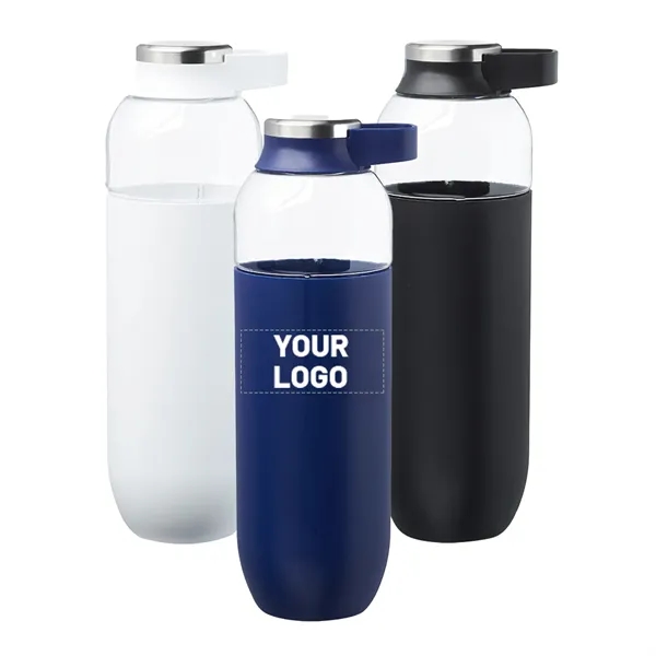 Single wall plastic water bottles of 27 oz. capacity plus 1... from ASI 37218 Athena Promo (tm)