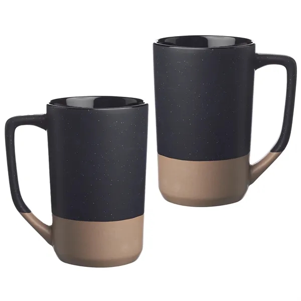 Two-tone ceramic mug with speckled glaze of 17 oz. capacity plus... from ASI 37218 Athena Promo (tm)