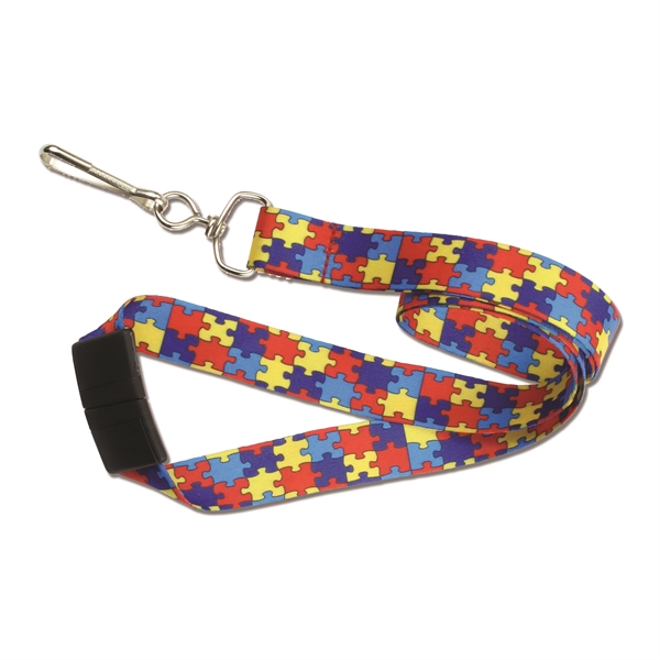 Support a worthy cause with these unique breakaway lanyards. Pre-printed with... from ASI 79898 Promovision / PROMOVISION