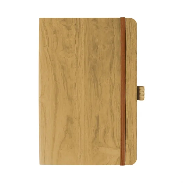 Soft-Touch Wood Grain Journal... from ASI 40480 Koozie Group