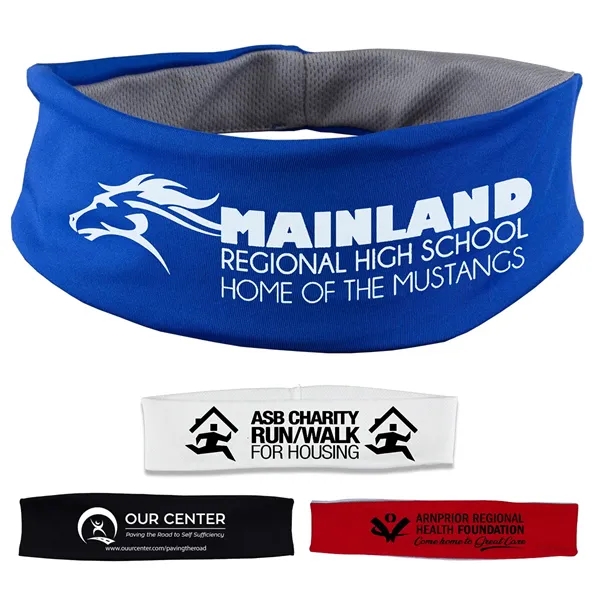 Cooling headband made of 100% eco-friendly, chemical-free microfiber polyester.... from ASI 62660 Innovation Line