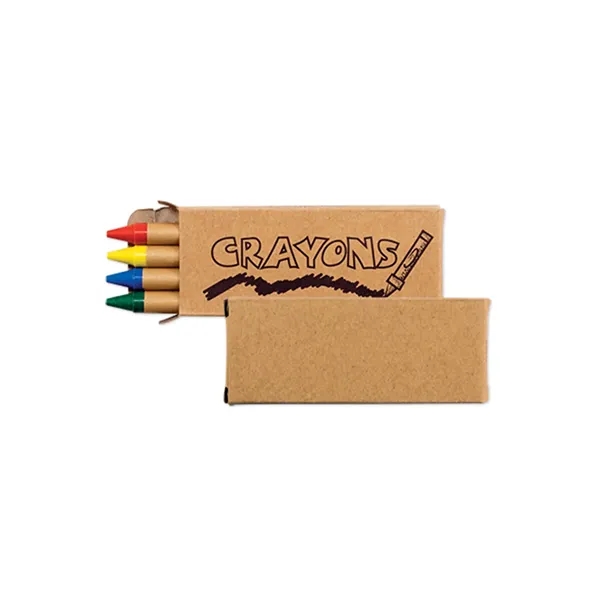 Pack of 4 colored crayons in a box with 1 color... from ASI 37218 Athena Promo (tm)