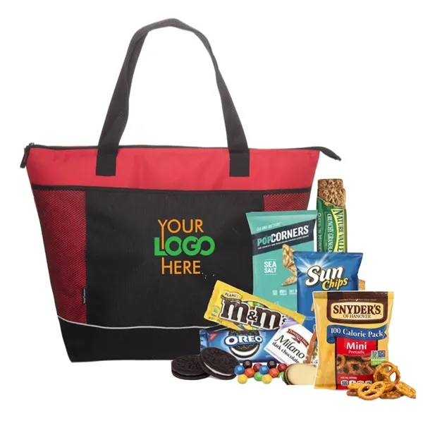 Shopping Tote with Snacks... from ASI 89971 Stuff A Mug