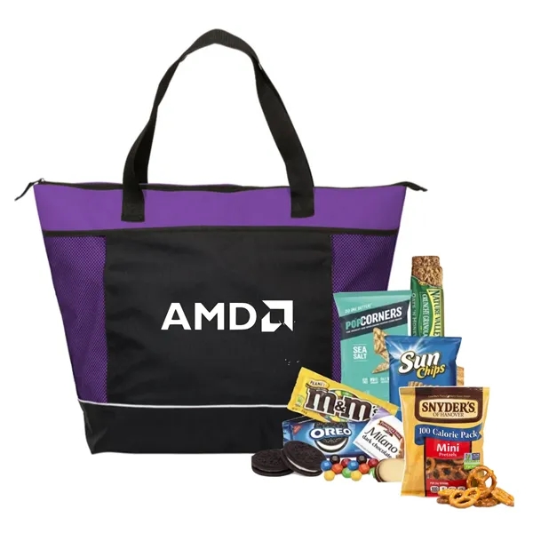 Shopping Tote with Snacks... from ASI 89971 Stuff A Mug