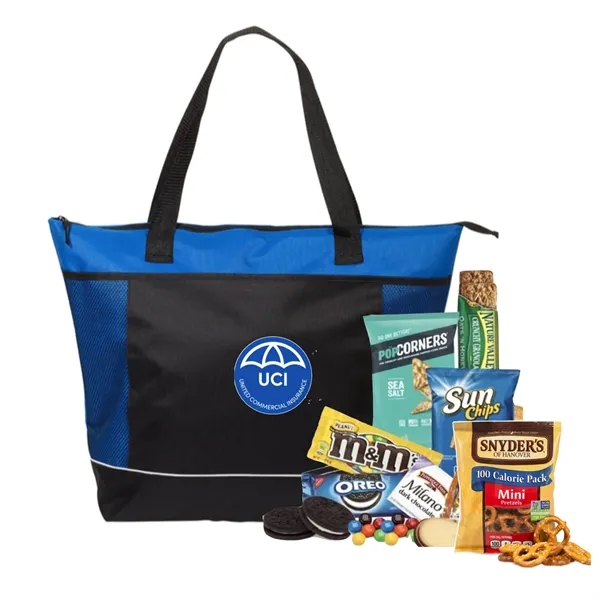 Shopping Tote with Snacks... from ASI 89971 Stuff A Mug