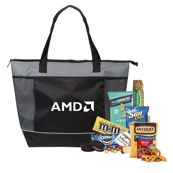 Shopping Tote with Snacks... from ASI 89971 Stuff A Mug